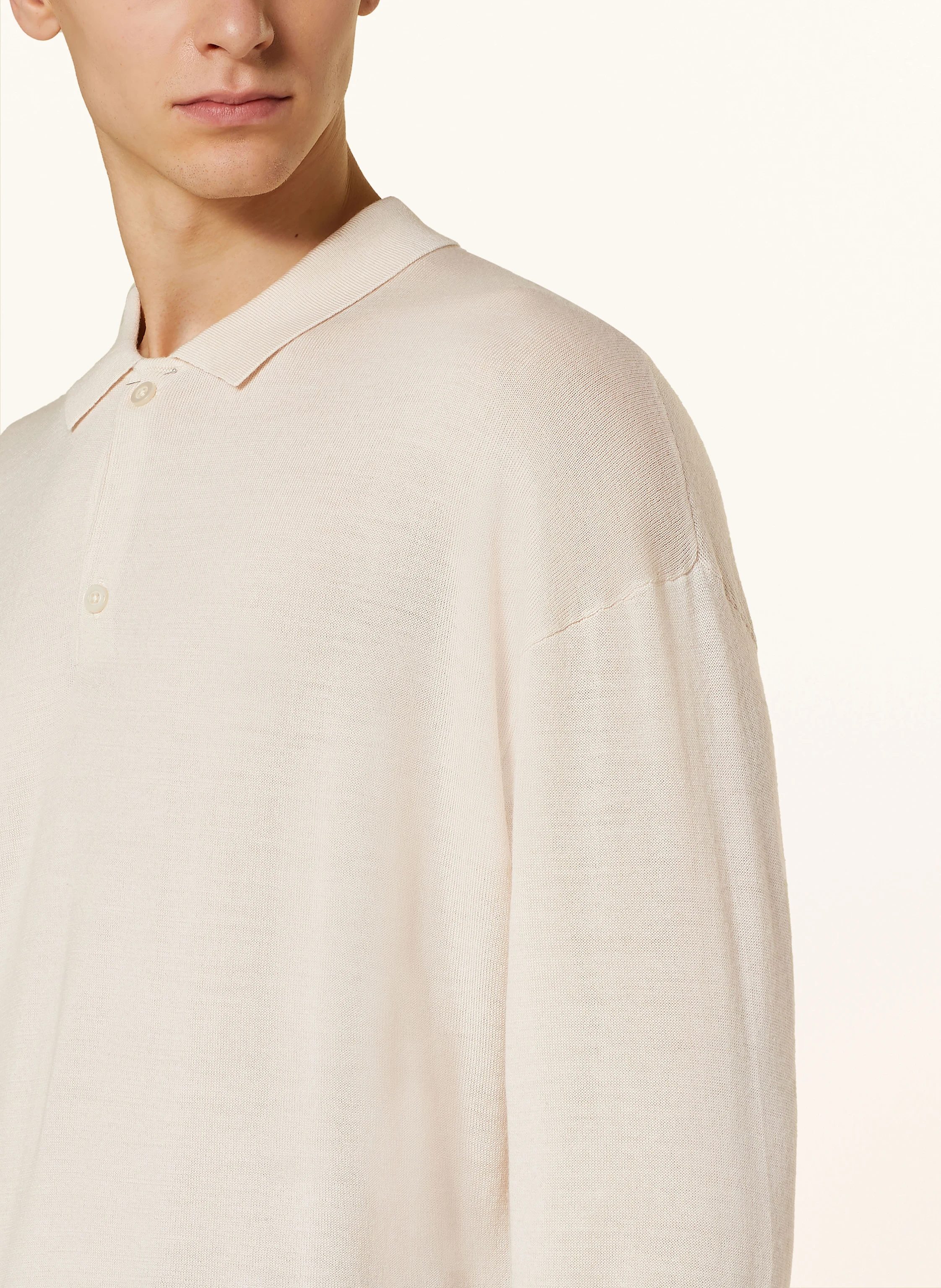 PAUL Strick-Poloshirt aus Merinowolle