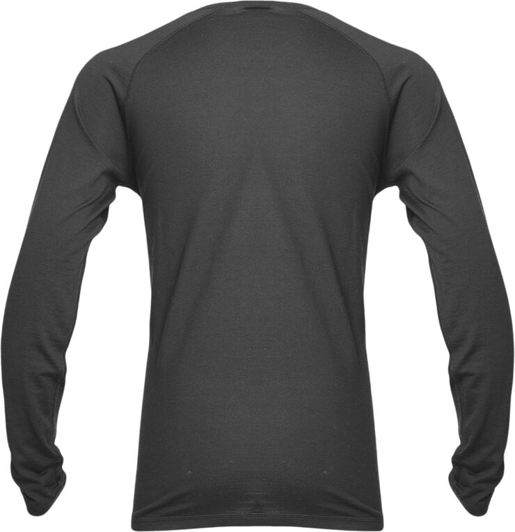 Asivik Asivik Adventure Merino blend Crew uldundertrøje, herre Sort