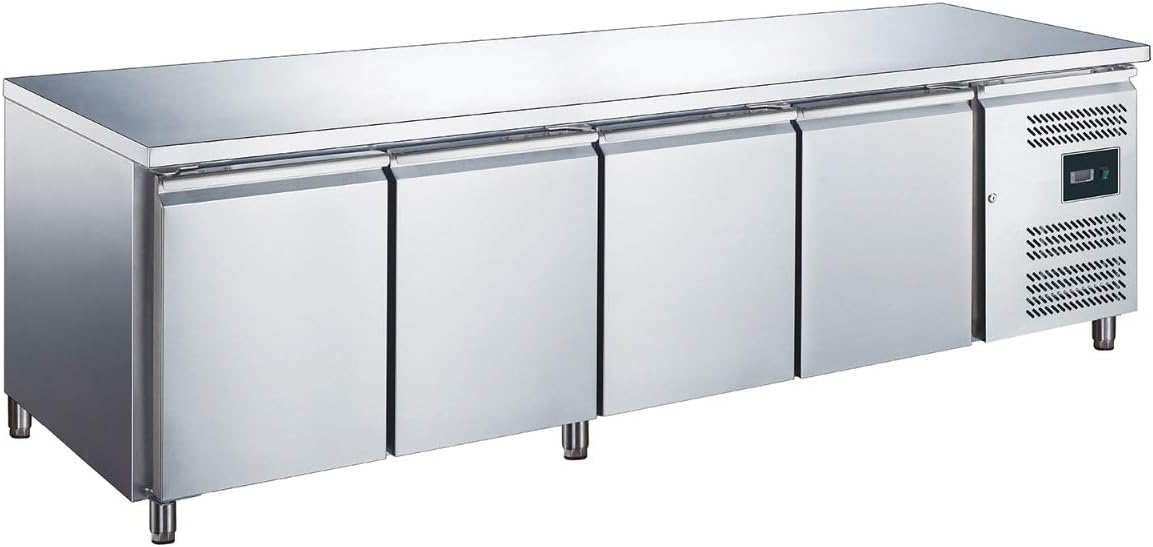 ZORRO Kühltisch ZGN 4100 TN | 4 Türen | 2230x700mm | 1/1 GN