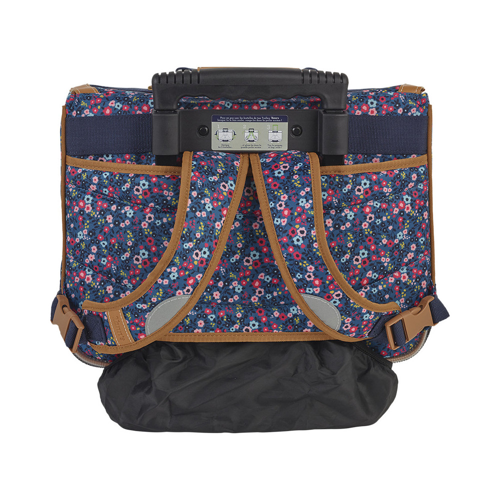 Cartable trolley Lou Ann bleu