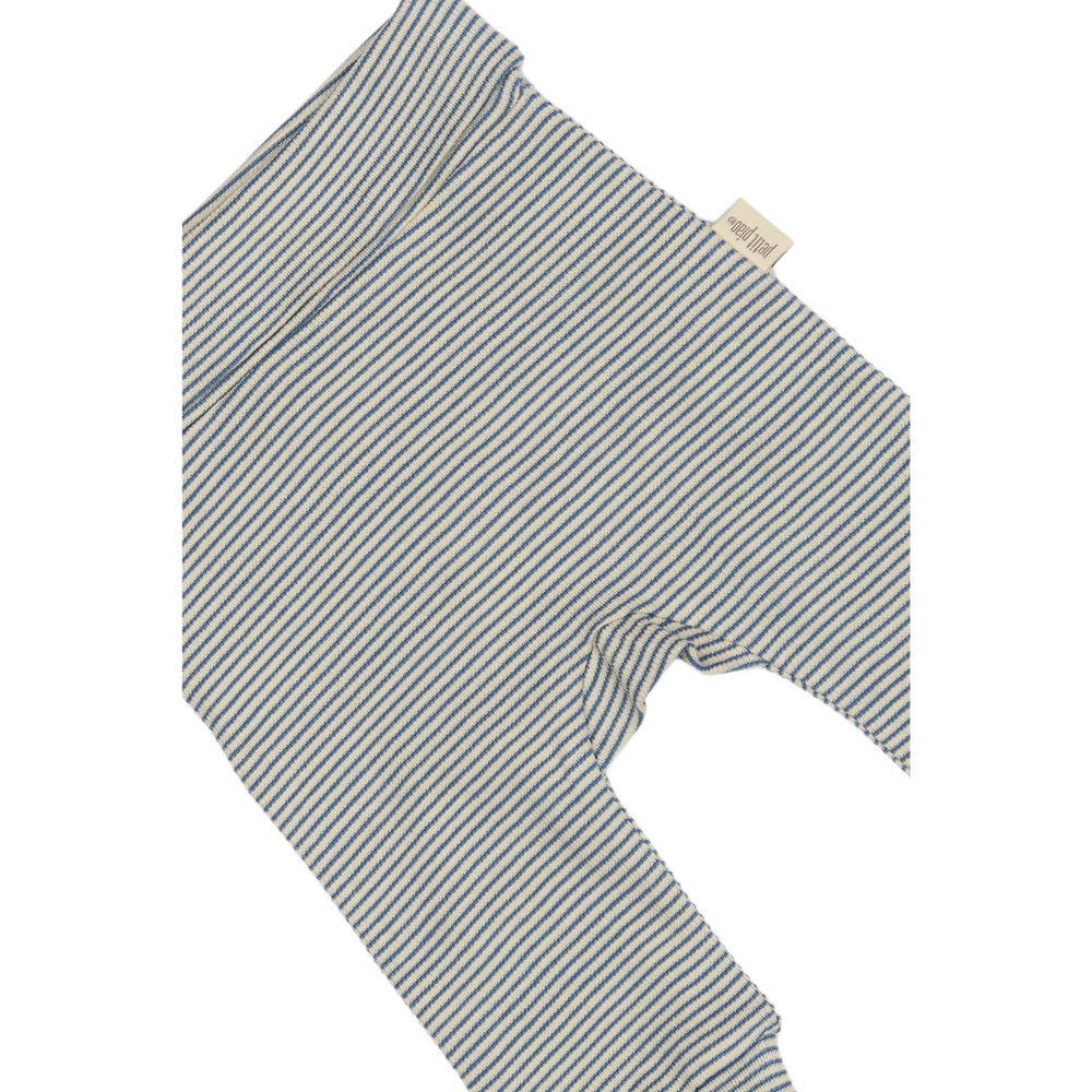 Køb Petit Piao True Navy/Dark Off White PPDian Fold Leggings Stripe NOOS