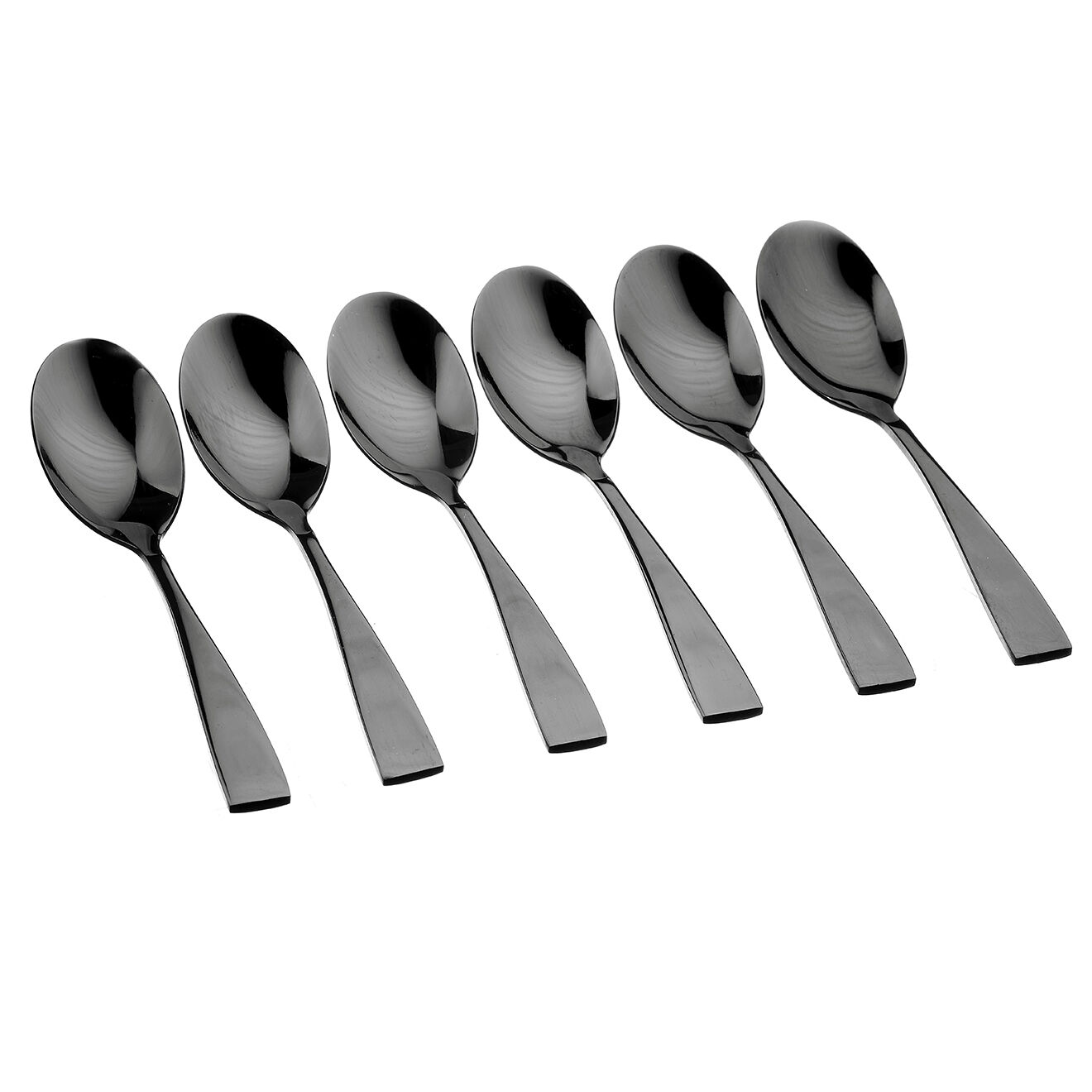 Bjorn 6 Petites cuillères Sven noires