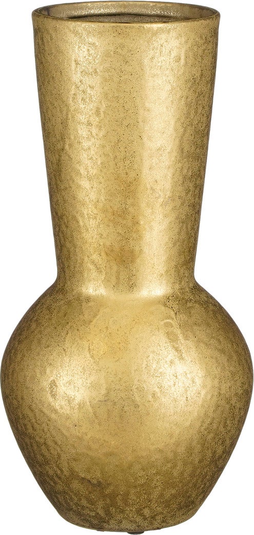 Mica Decorations vaas Lora goud D 18 H 35 cm