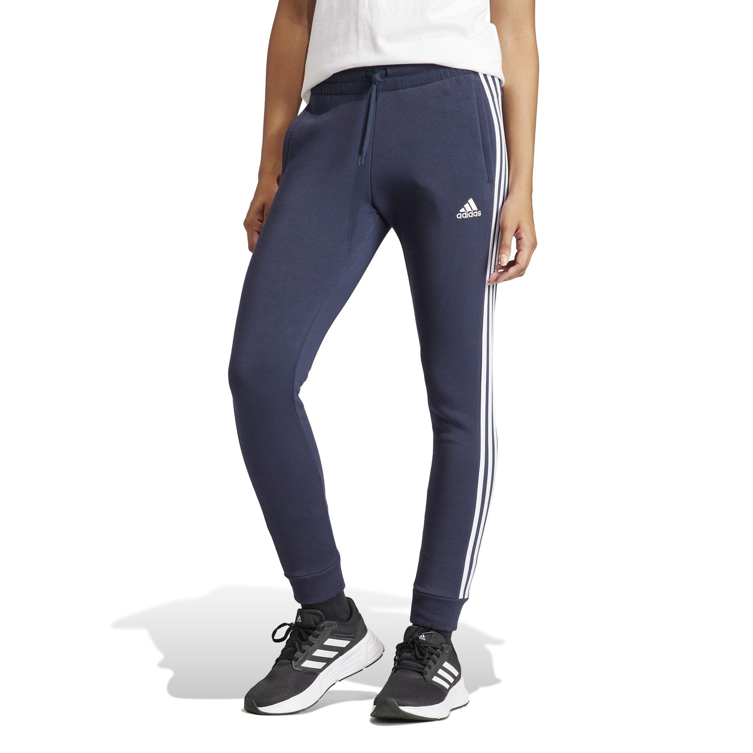 adidas Essentials 3 Stripes Fleece Joggers Womens