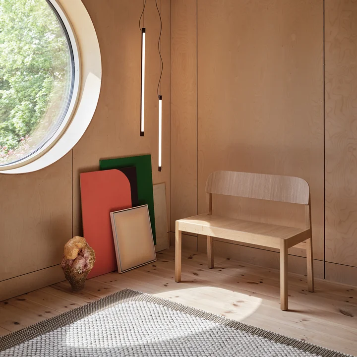 Muuto - Workshop Bank, Eiche schwarz