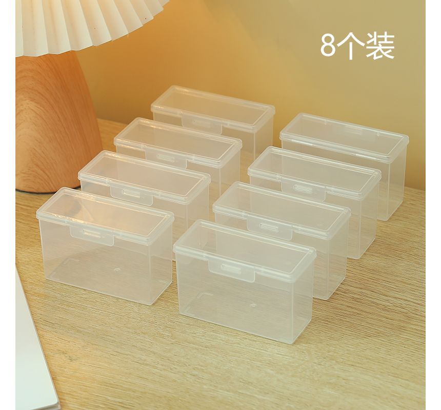 Sabam - Transparante plastic kaartopbergdoos / set