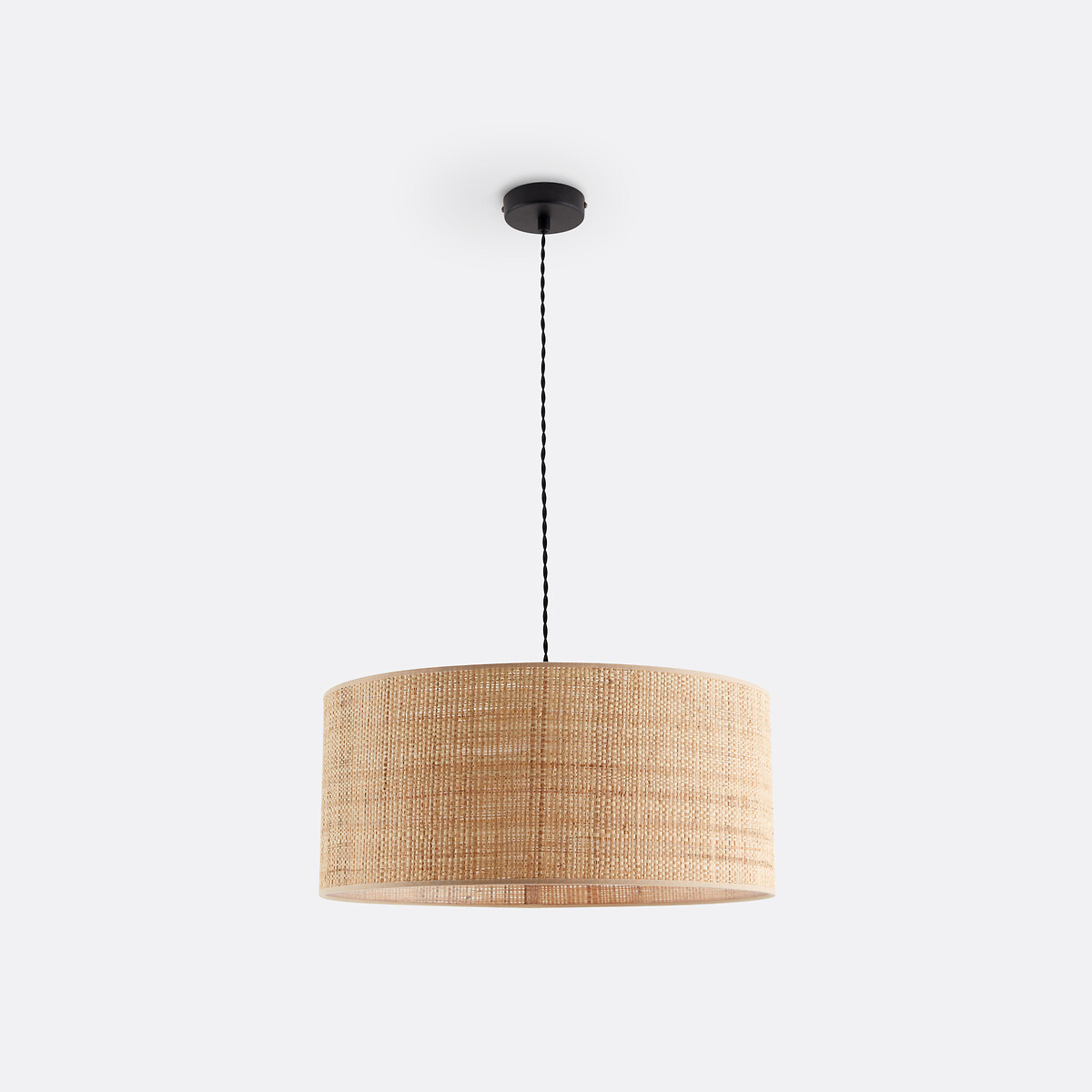 LA REDOUTE INTERIEURS<br>Candeeiro suspenso/abajur em ráfia Ø50 cm, Dolkie