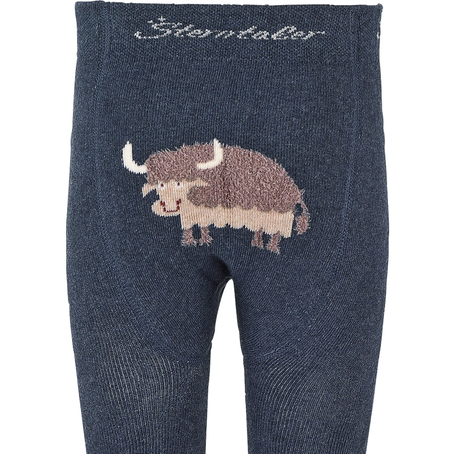 Sterntaler Strumpfhose Stier blau melange