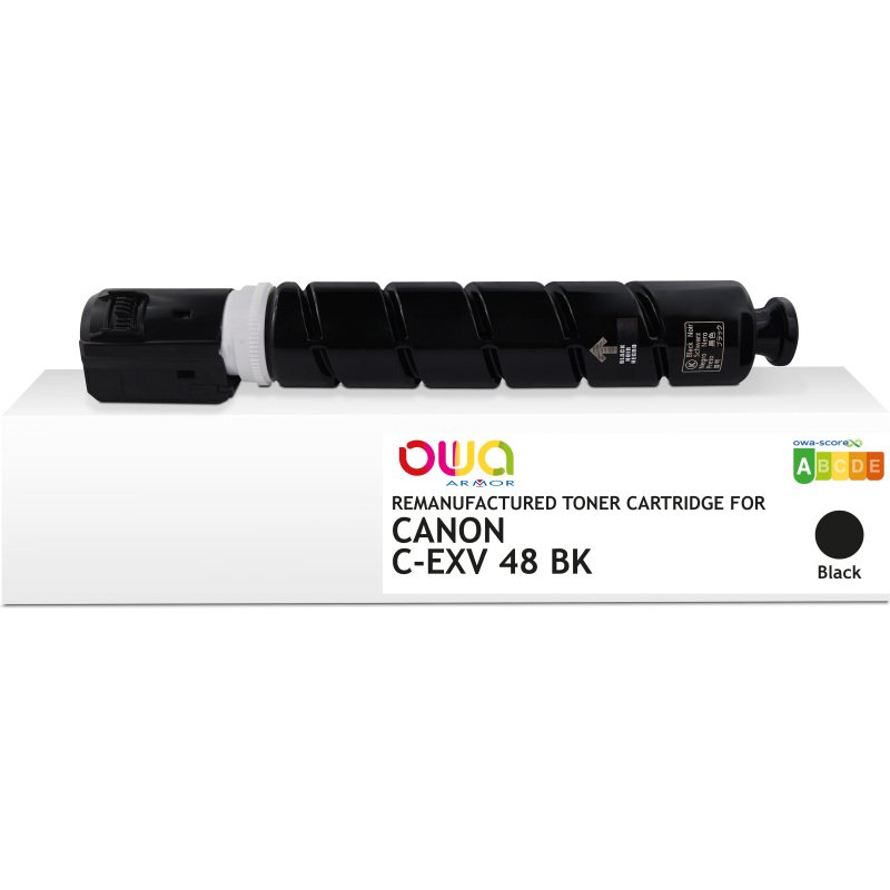 Toner remanufacturé OWA - standard - Noir - pour CANON C-EXV 48 K