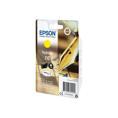 Epson 16 Stylo plume - jaune - cartouche d'encre originale