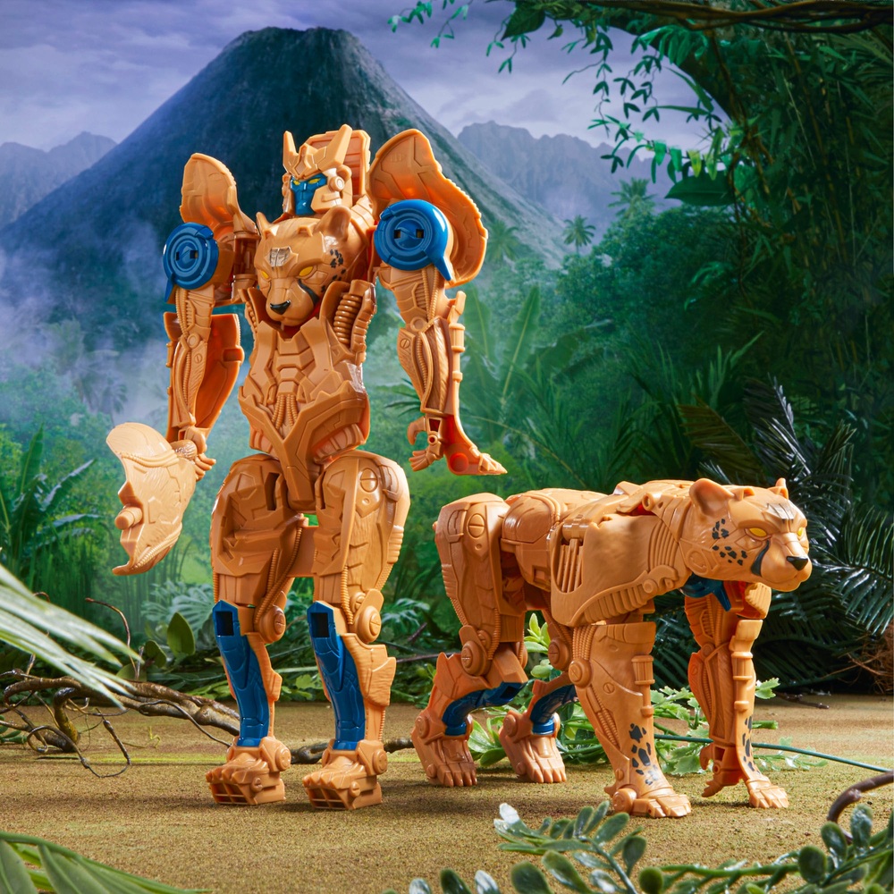 Transformers: Aufstieg der Bestien Titan Changer Cheetor Actionfigur