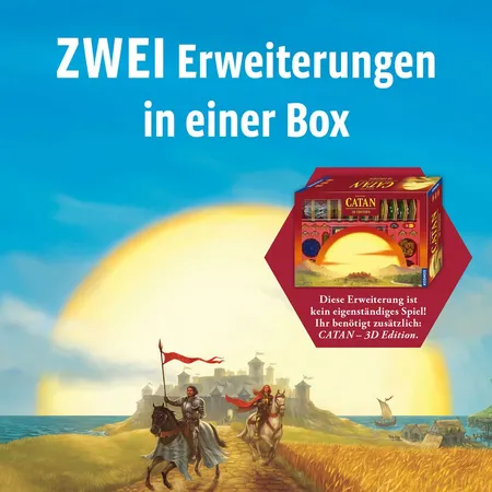 KOSMOS CATAN - 3D Erweiterung - Seefahrer + Städte & Ritter