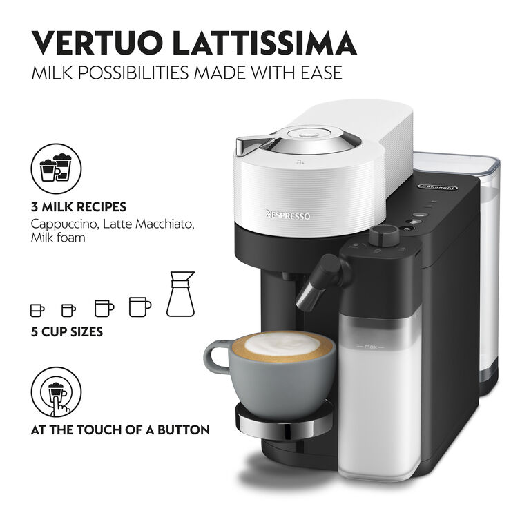 Nespresso Nespresso Vertuo Lattissima Coffee Machine Delonghi, Matt