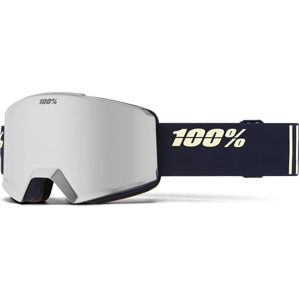 Masque de ski 100PERCENT NORG HIPER GOGGLE STEEL MIRROR SILVER LENS