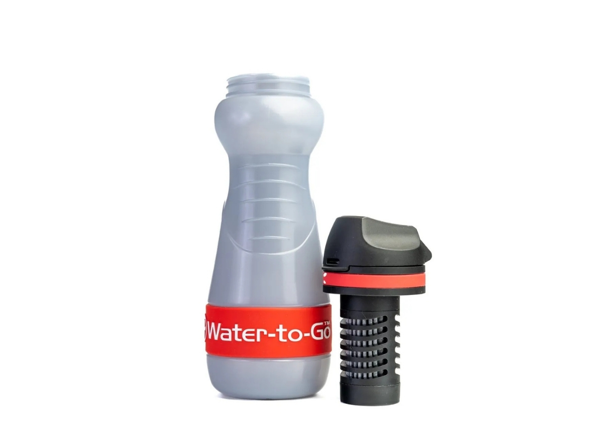 Water-to-Go Eco-Active 550 ml waterfles met filter - Red