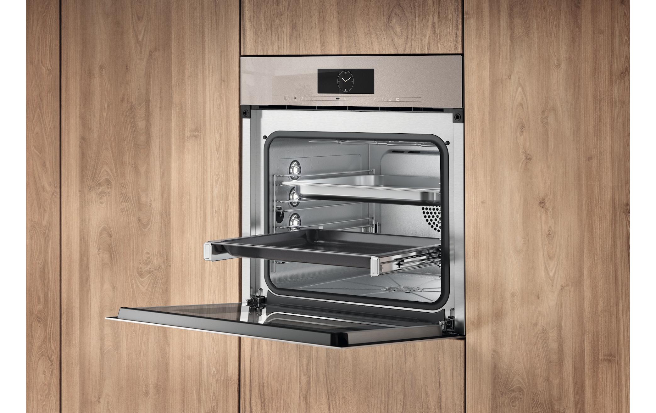 Dampfgarer DGC 7865 HCX Pro Beige<br>Griffloser Dampfbackofen mit Frisch- und Abwasseranschluss