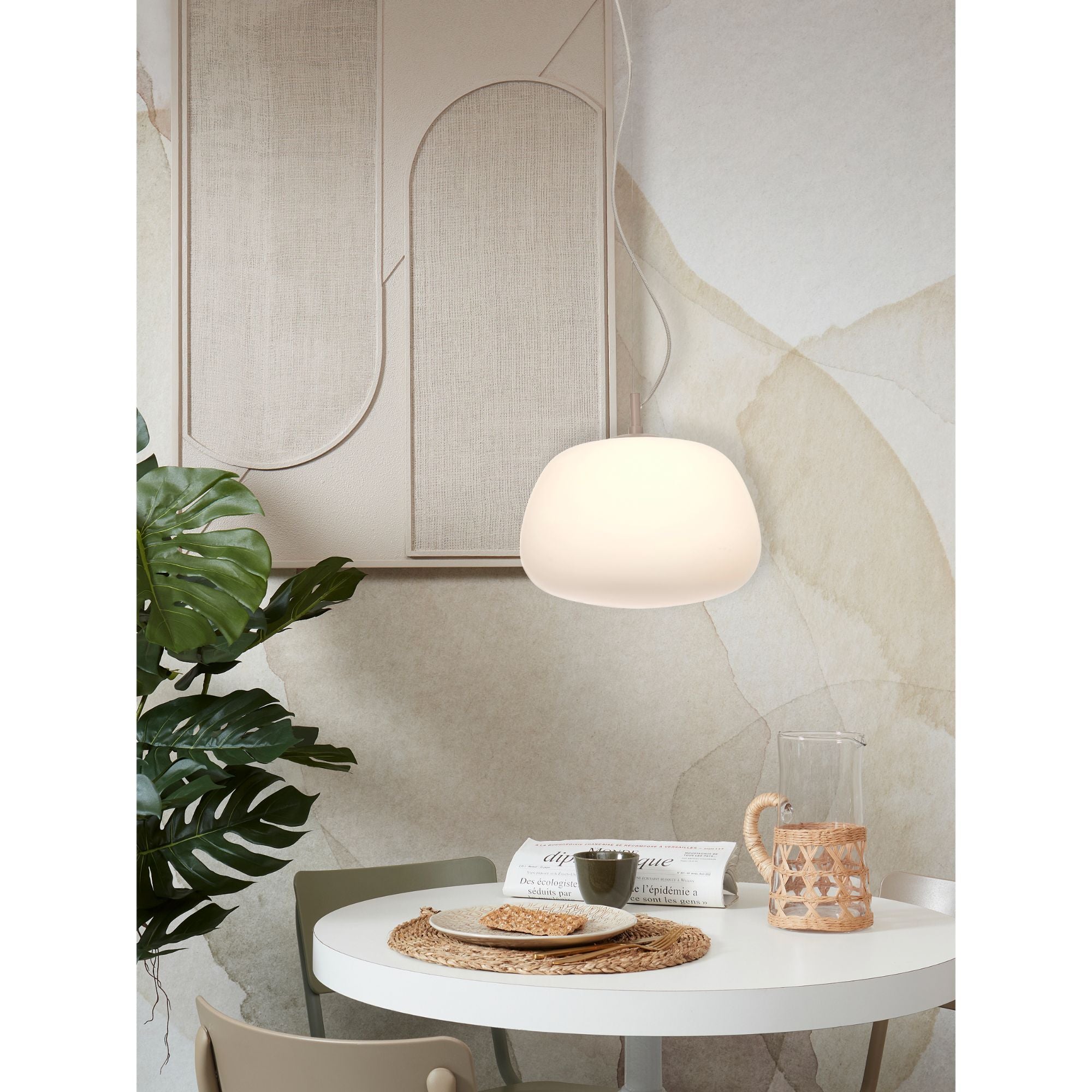 it's about RoMi Hanglamp Sapporo - Wit - 34.2x34.2x30cm