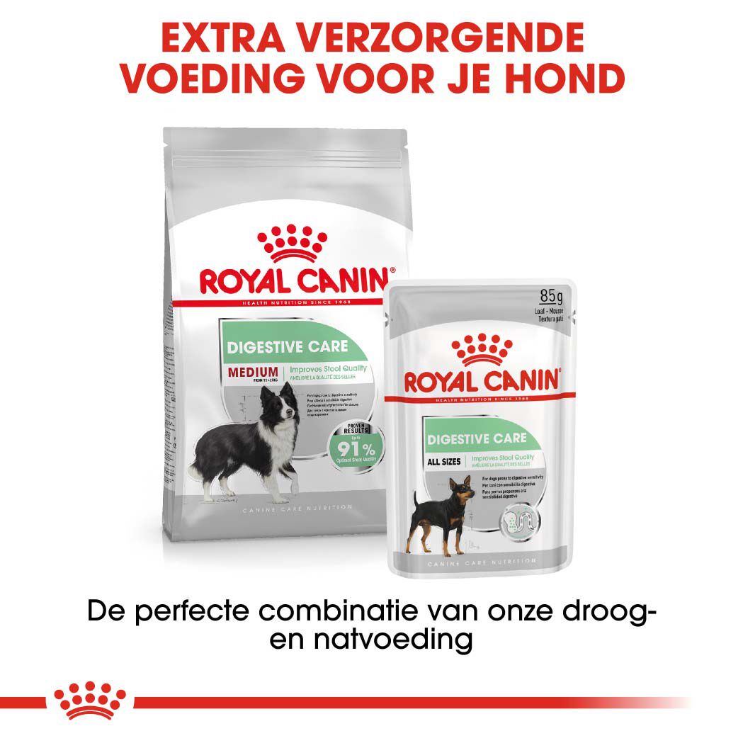Royal Canin Digestive Care Medium Adult - Hondenvoer - 12 Kilogram - gevogelte
