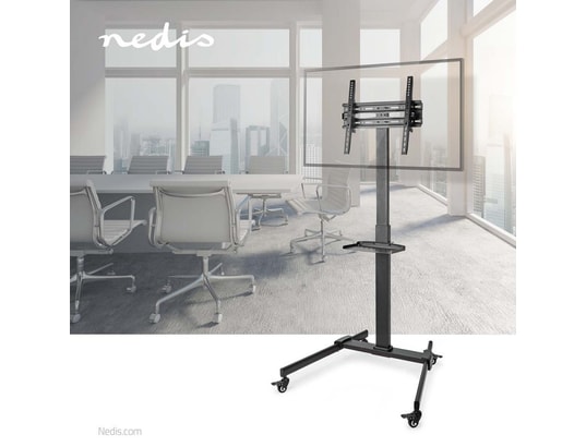 NEDIS - Pied de sol Support tv sur pied 32-55 design colonne prime verrouillage...