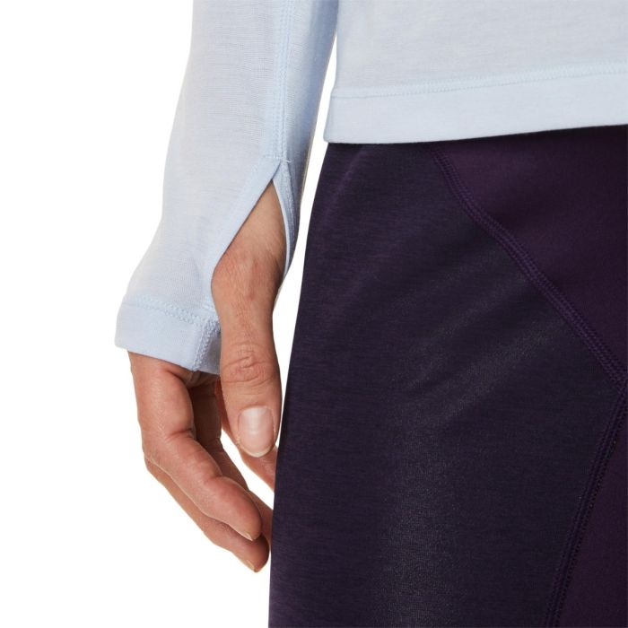 Asics Dame T-shirts Winter Run LS Top Blå