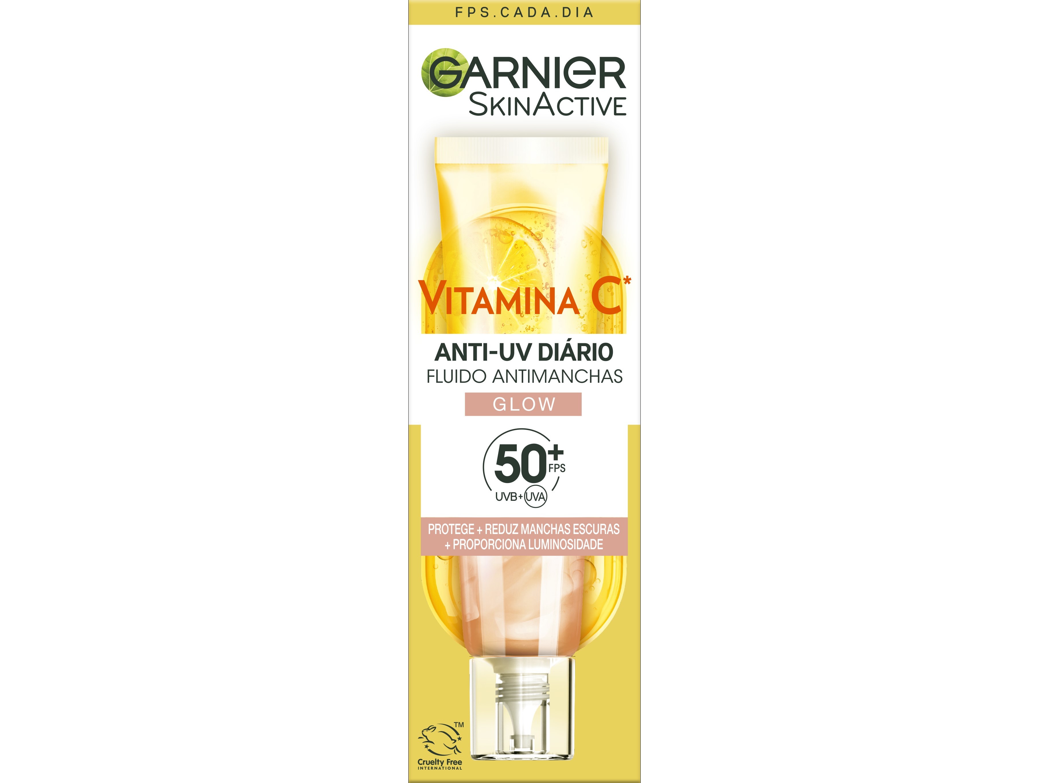FLUIDO ANTI-MANCHAS GARNIER GLOW COM COR FP50  40ML