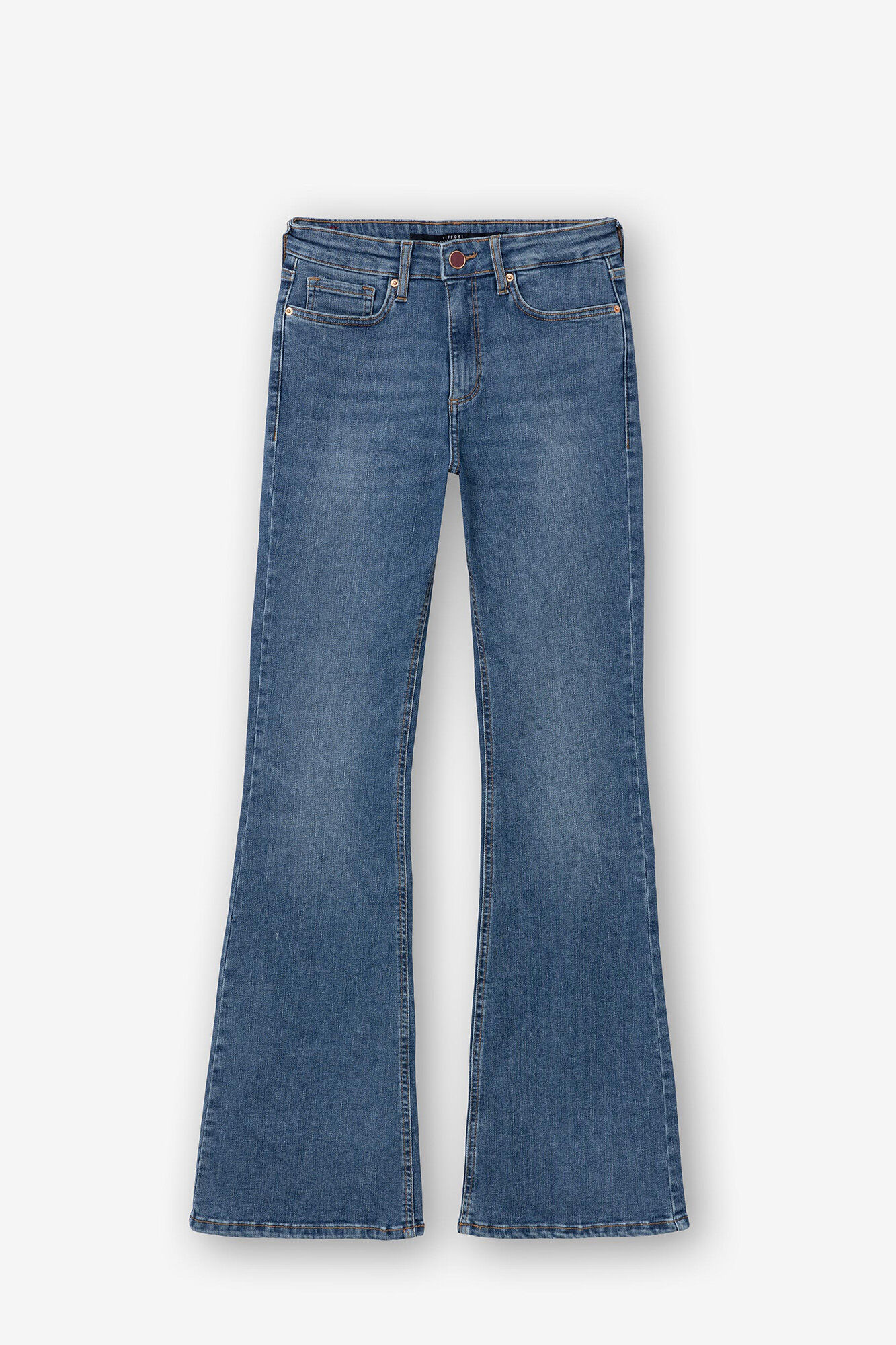 Calça jeans Zoe Flare de cintura alta