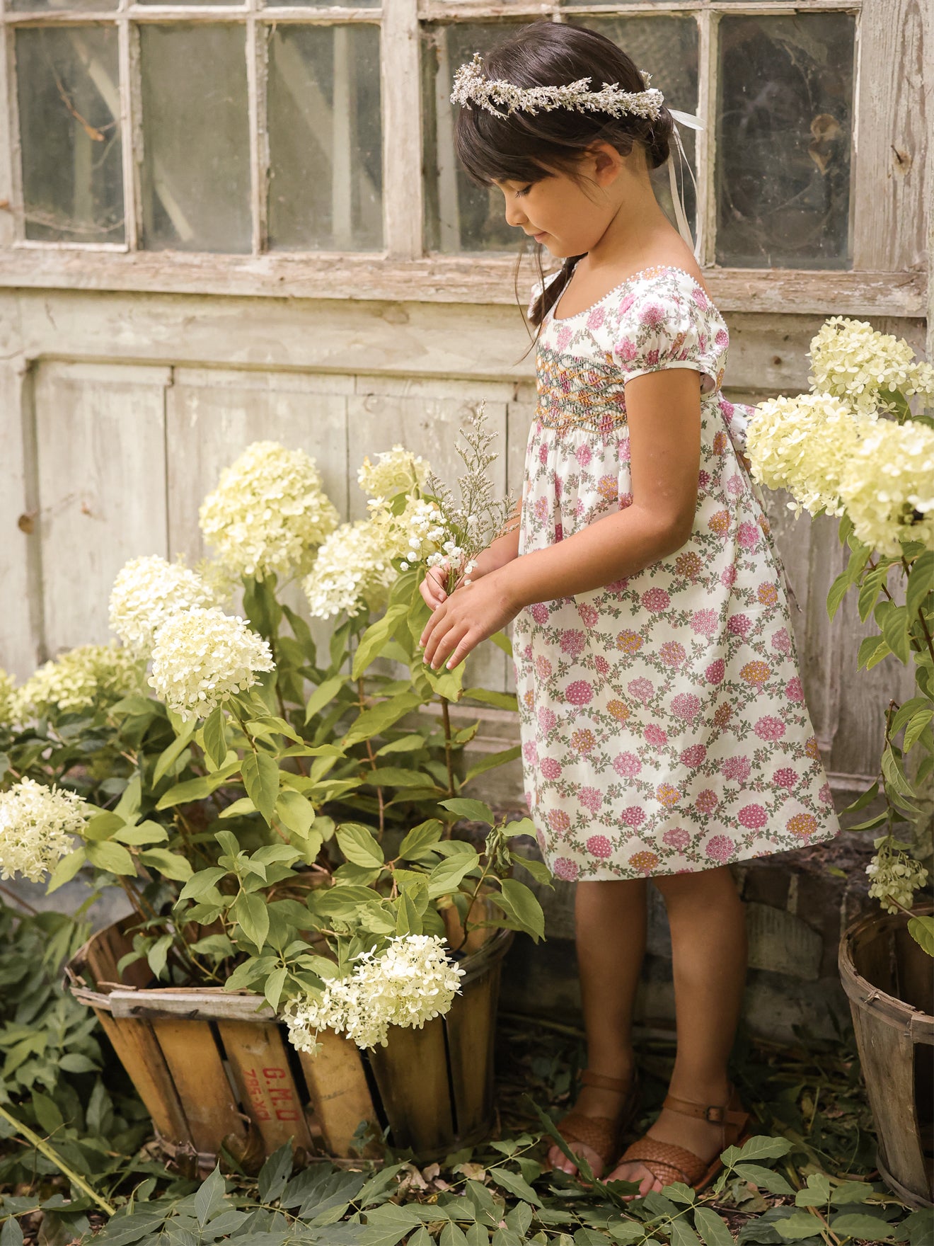 Robe Ana en tissu Liberty - Collection Fêtes & Mariages