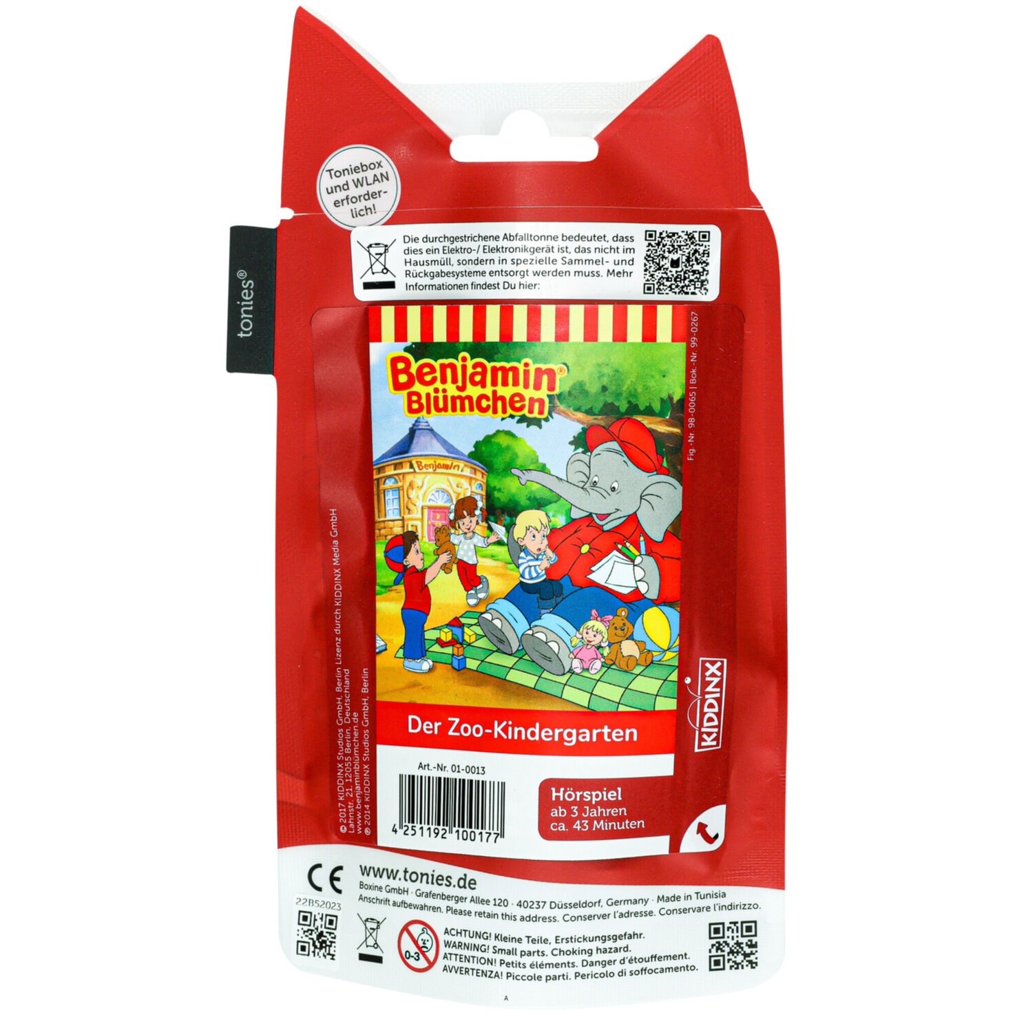 Tonies Benjamin Blümchen Der Zoo-Kindergarten (Deutsch)