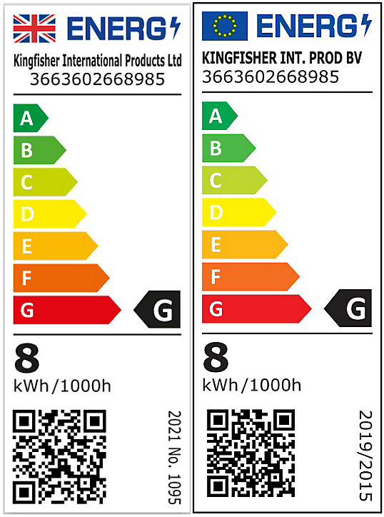 Ampoule fluorescent T5 G5 470lm 7.1W = 8W Ø1.6cm blanc