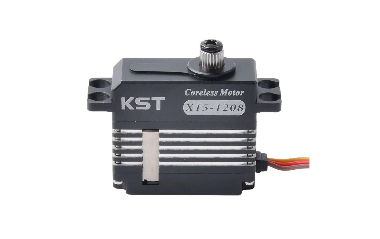 Mini Servo X15-1208 V8.0 13.5 kg, 0.07 s, Digital HVMiniservo mit doppelt kugelgelagertem Metallgetriebe und Softstart
