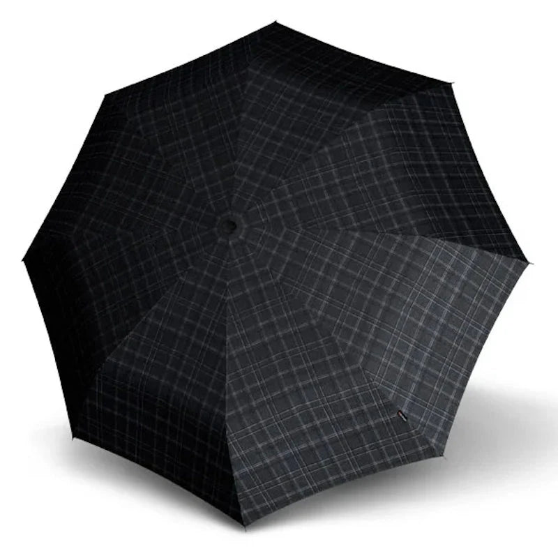 Knirps T200 Comfortabele Auto Open-Dicht Paraplu Mens Prints Check