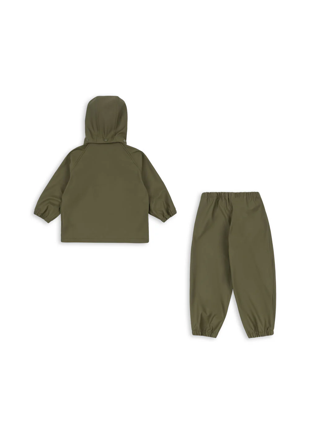Plainy regnsæt - burnt olive - 12M