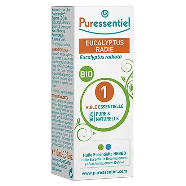 Óleo Essencial de Eucalipto Radiata Orgânico Puressentiel 10ml