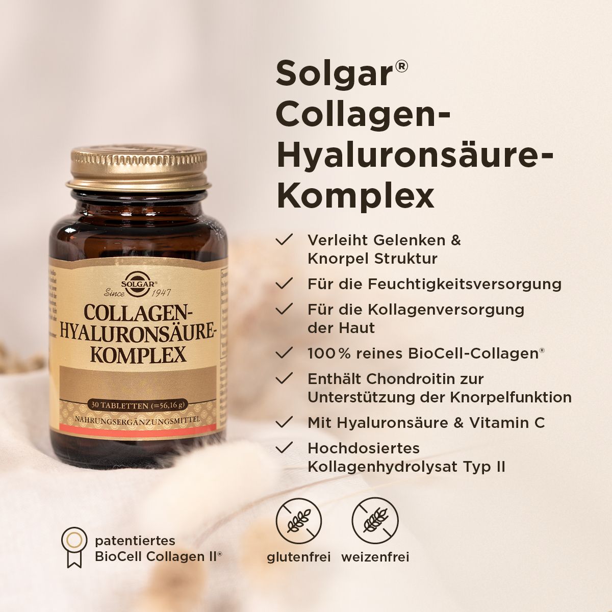 Solgar® Collagen-Hyaluronsäure-Komplex