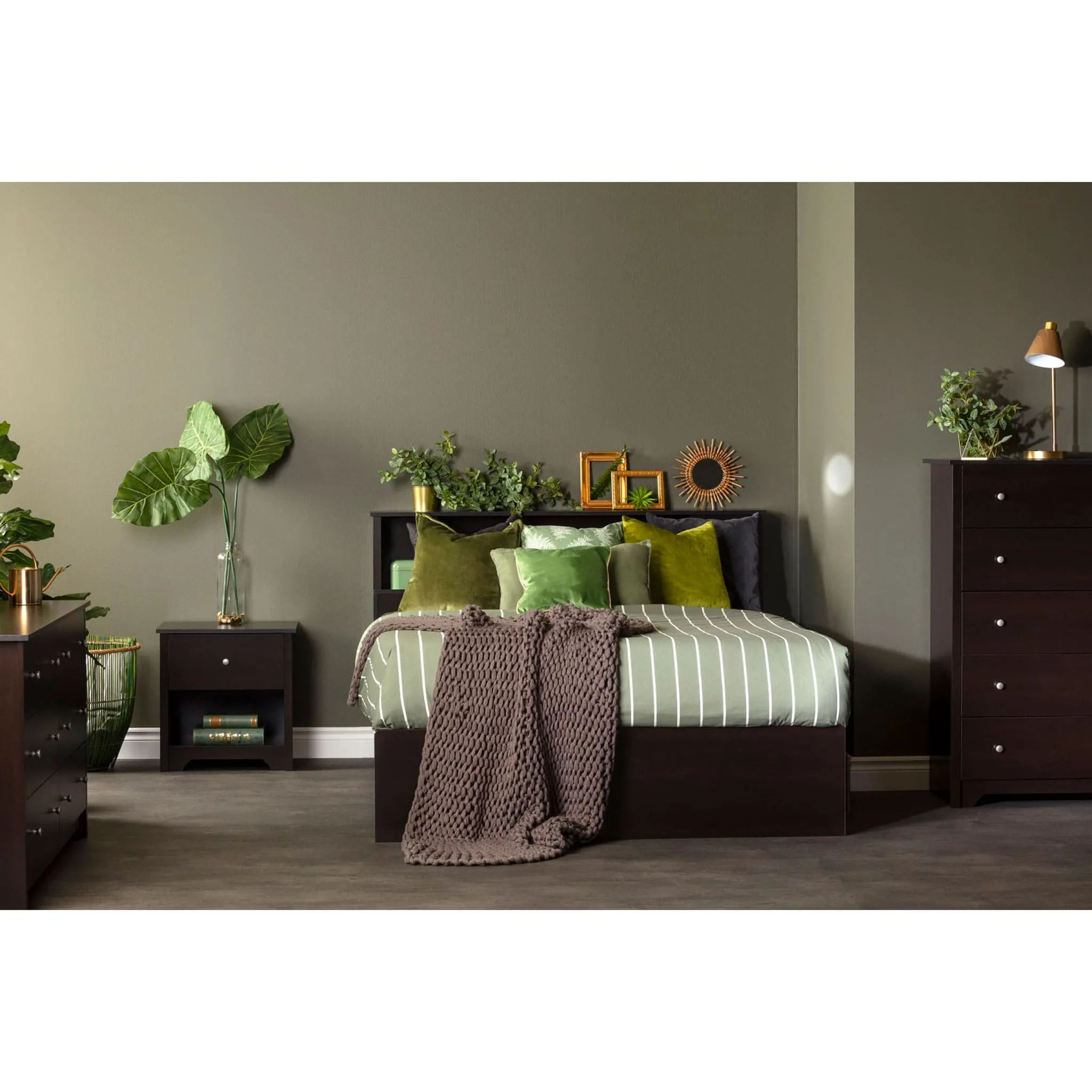 South Shore Commode 5 Tiroirs Vito - Chocolat
