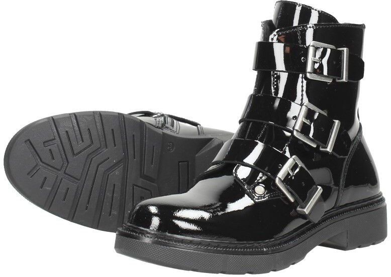 Sub55 Biker boots zwartlak