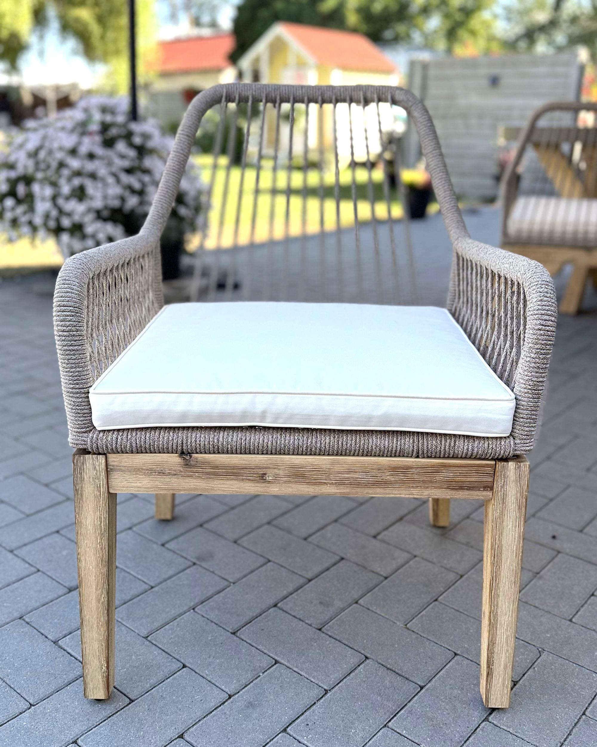 Tuinset 4-zits OLBIA met kussens Beton Beige