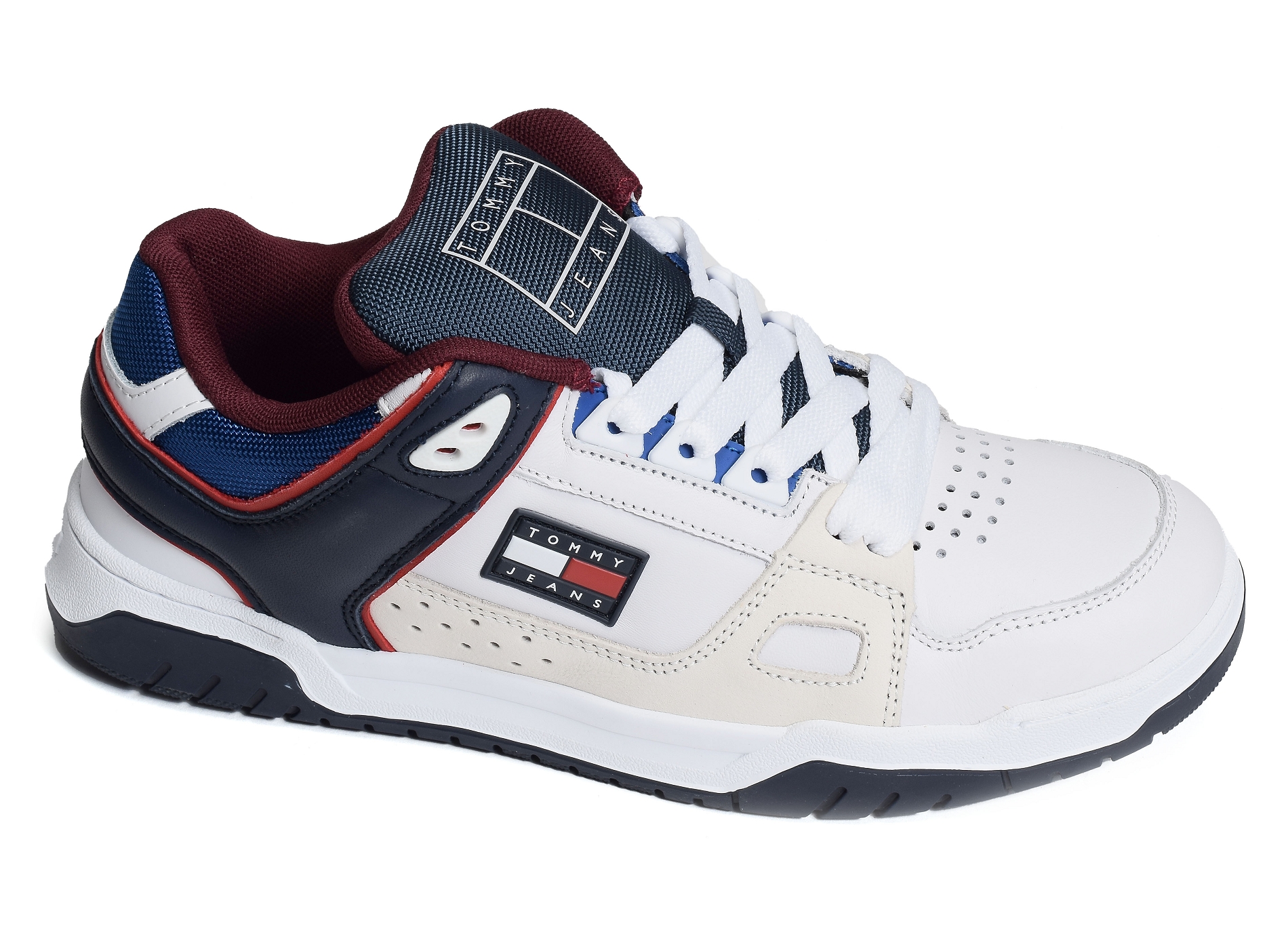 Tommy jeans skate sneaker 1042 blanc marine