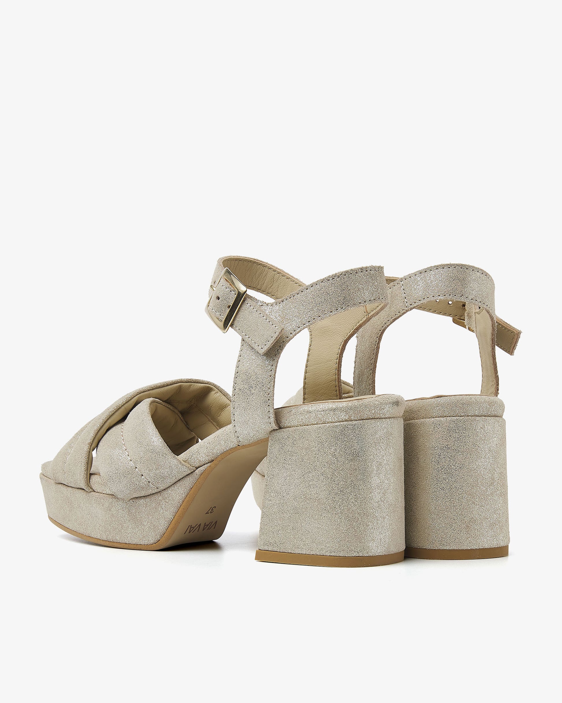 VIA VAI gouden sandalen Cassia Gabriell