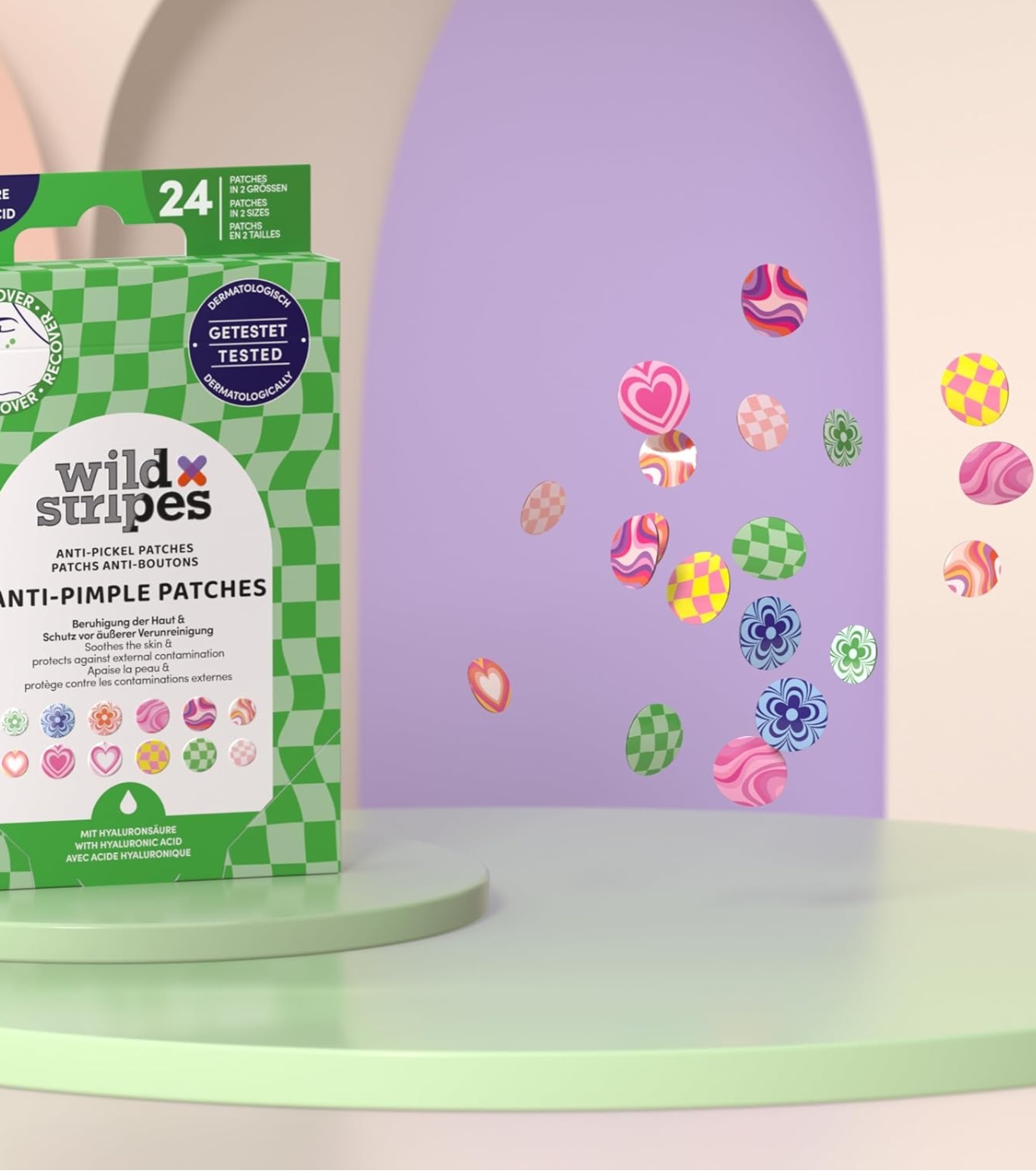 Wild Stripes - Manchas para espinhas - Ácido hialurônico