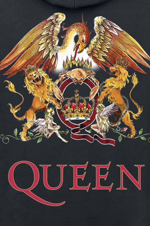 Blason Vintage | Queen Sweat-shirt à capuche