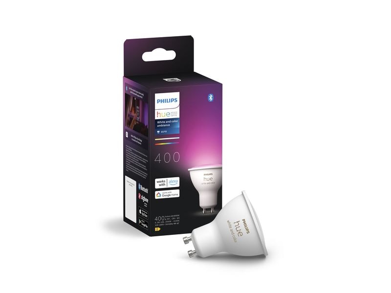 Philips Hue White & Color Ambiance GU10 Einzelpack Lebendige Beleuchtung für jeden Anlass
