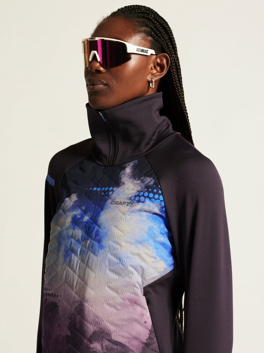 ADV SubZ Sweater 3 Dame Dk Plum/Multi