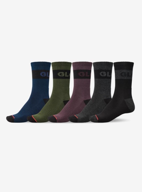 Globe Horizons Crew Sock 5 Pack 7-11