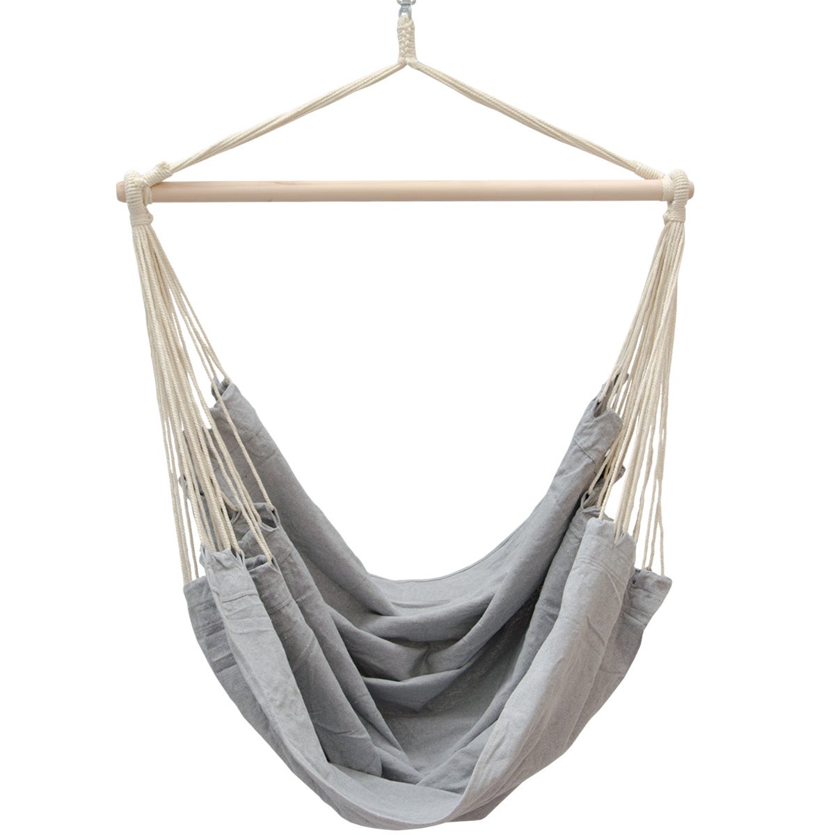 XXL hangstoel relaxstoel 185x130cm tot 150kg in lilagrijs