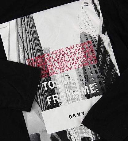 DKNY Pullover - Schwarz m. Fotodruck