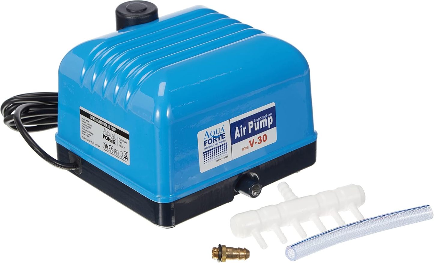 AquaForte Filter-/Teichpumpe DM-22.000 Vario S, 70-200W, Förderhöhe 7,5m, regelbar mit externem Controller. Ideal als Teichpumpe oder als Bachlauf- /Wasserfallpumpe.