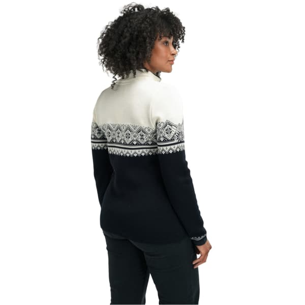 Pull DALE OF NORWAY MORITZ SWEATER W BLACK/WHITE/DARKCHARCOAL