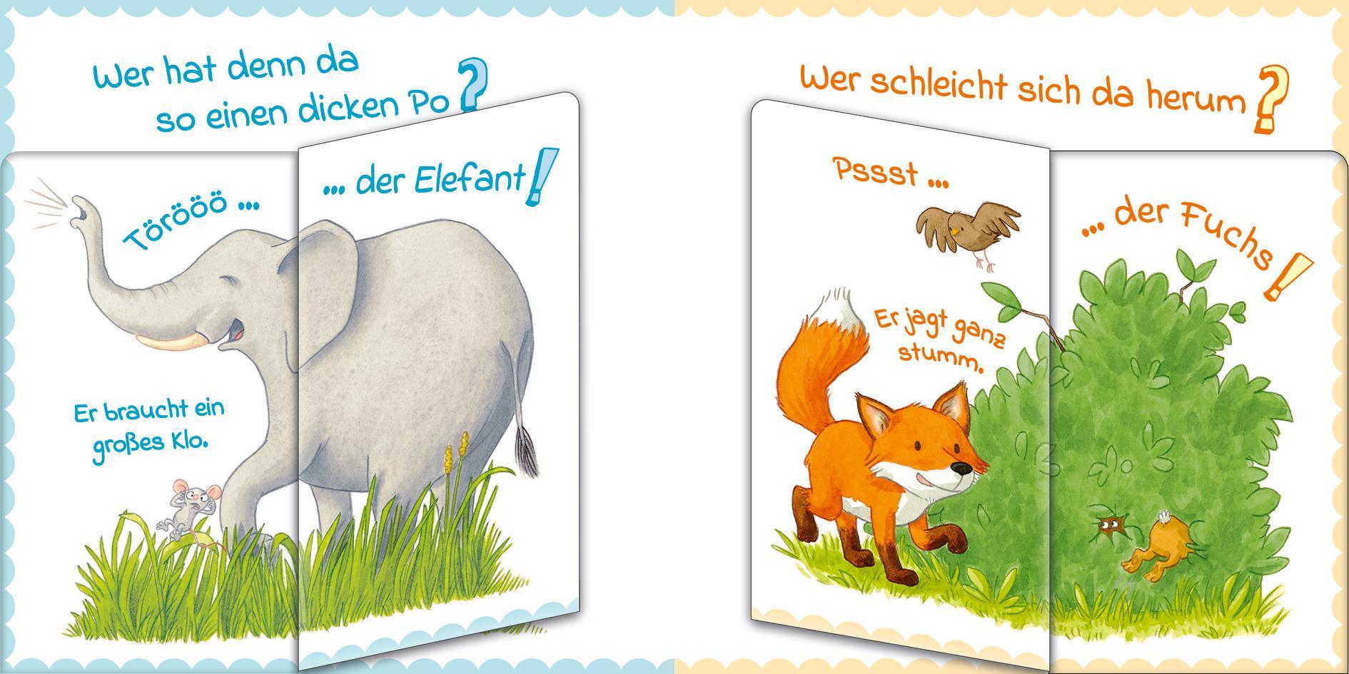 Halloo! Welchem Tier gehört der Popo hier?