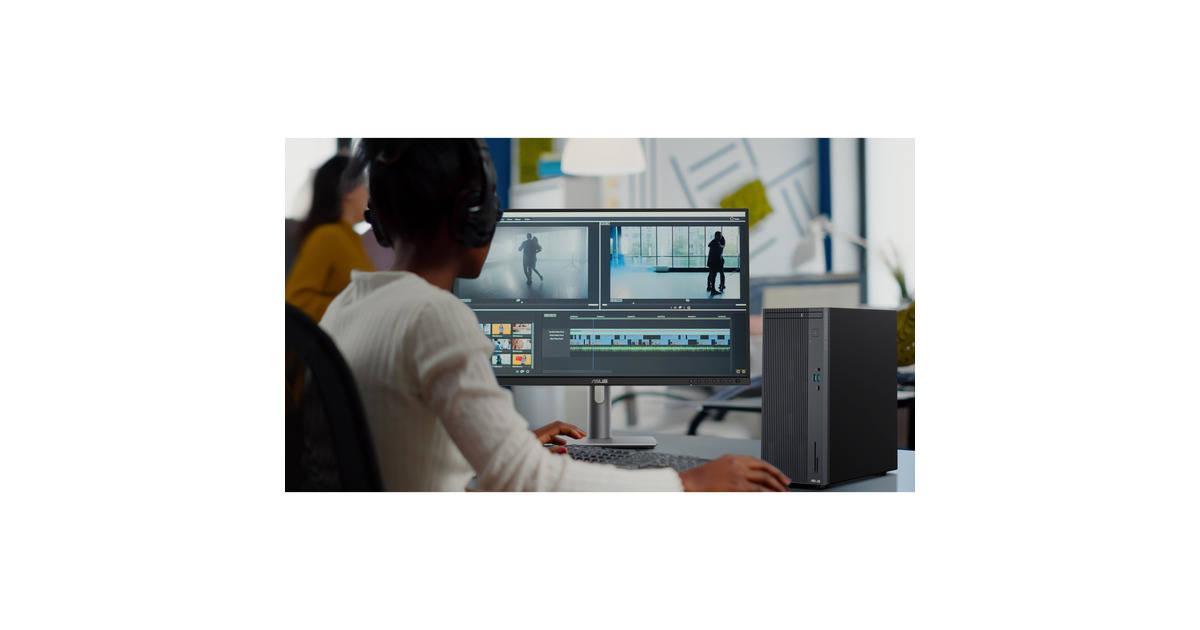 ASUSExpertCenter P500 Mini Tower P500MV-13420H072X pc-systeem  (Donkergrijs | Core i5-13420H | UHD Graphics | 16 GB | 512 GB SSD)
